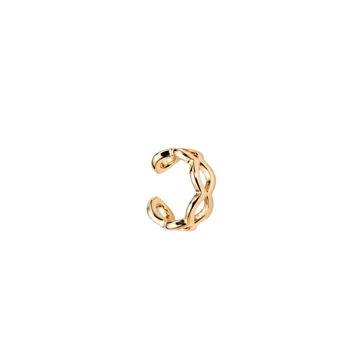 Ariadna Ear Cuff - Snap-On Link Gold Earrings (No Piercing Required