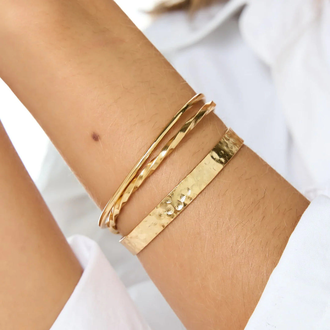 Golden Muse Trio Bracelet Set